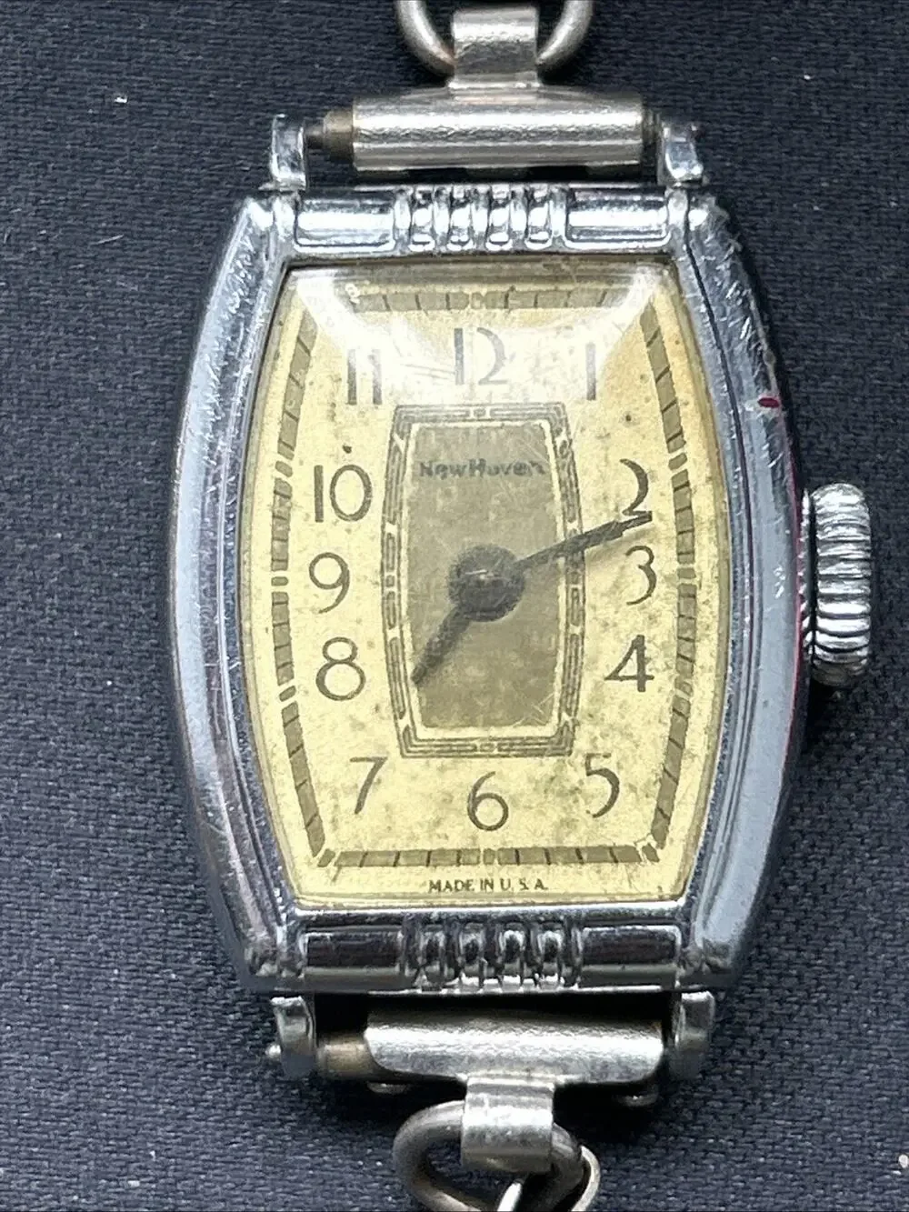 Vintage New Haven Wind Watch (Needs Repair)